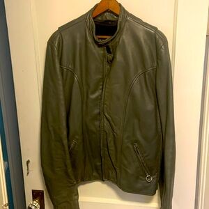 Vintage Brooks  Café racer leather jacket size 44
